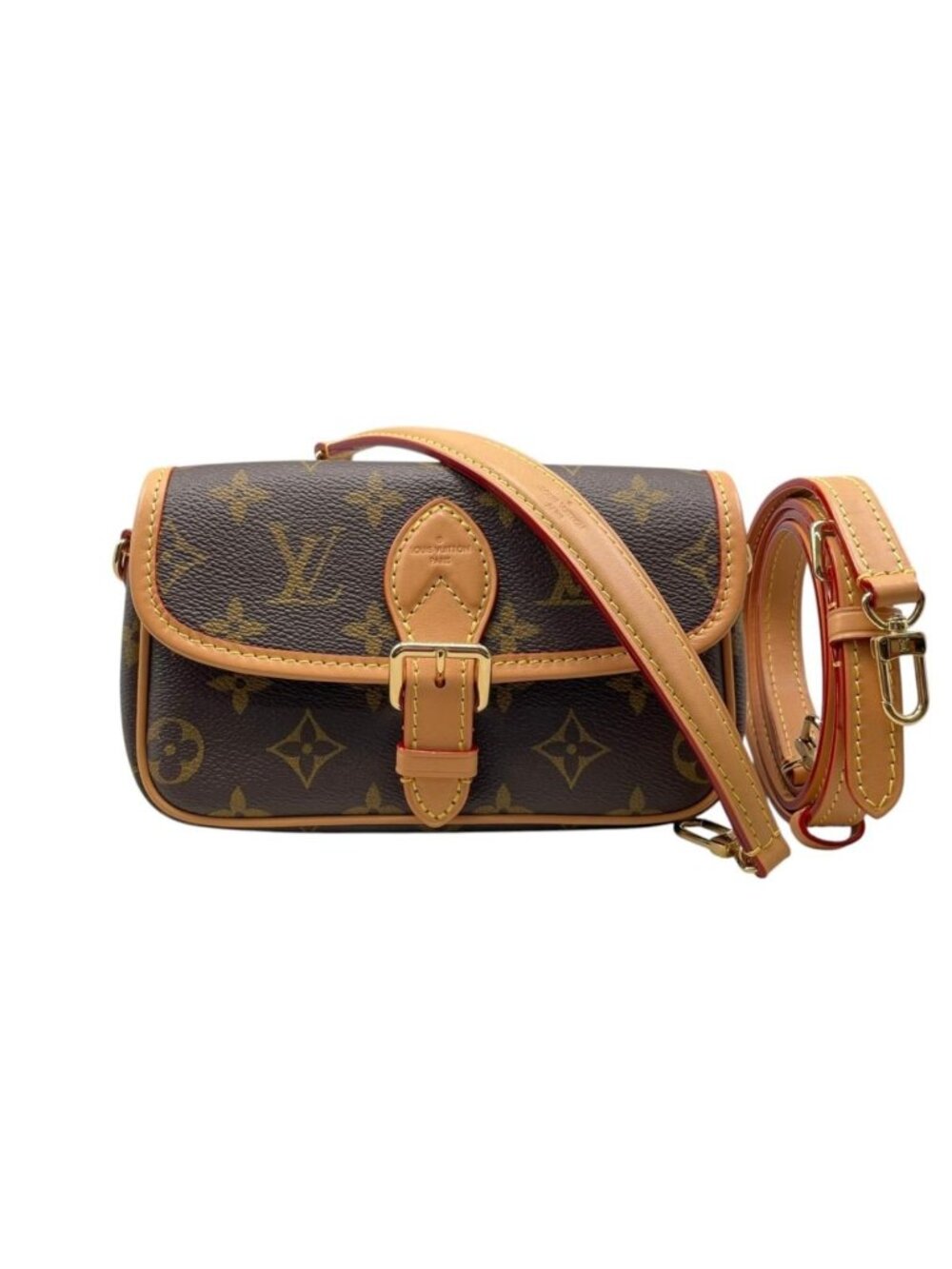 Louis Vuitton Shoulder Bag Nano Diane Monogram Brown